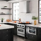 ZLINE Autograph Edition 30 in. 4.0 cu. ft. Legacy Dual Fuel Range with 4 Burner Gas Cooktop and Electric Convection Oven in Satin Stainless Steel and Matte Black Accents (RASZ-SN-30-MB)