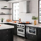 ZLINE Autograph Edition 30 in. 4.0 cu. ft. Legacy Dual Fuel Range with 4 Burner Gas Cooktop and Electric Convection Oven in Stainless Steel and Matte Black Accents, Open Box-Good Condition