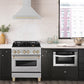 ZLINE Autograph Edition 30 in. Convertible Satin Stainless Steel Wall Mount Range Hood with Accent Handle (KB4SNZ-30)