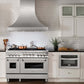 ZLINE 48 in. 6.0 cu. ft. Range with Natural Gas Stove and Natural Gas Oven in Stainless Steel (RG48)