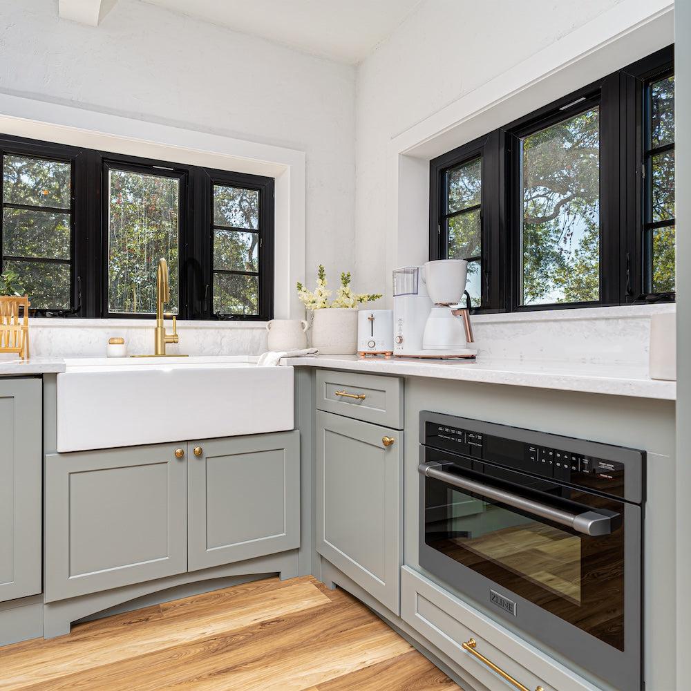 ZLINE 24 in. Stainless Steel Built-in Convection Microwave Oven with Speed and Sensor Cooking (MWO-24)