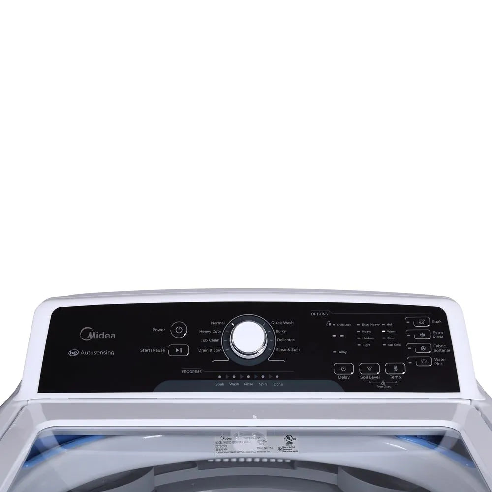 Midea 4.1 Cu. Ft. Top Load Impeller Washer in White (MLV41N1AWW)