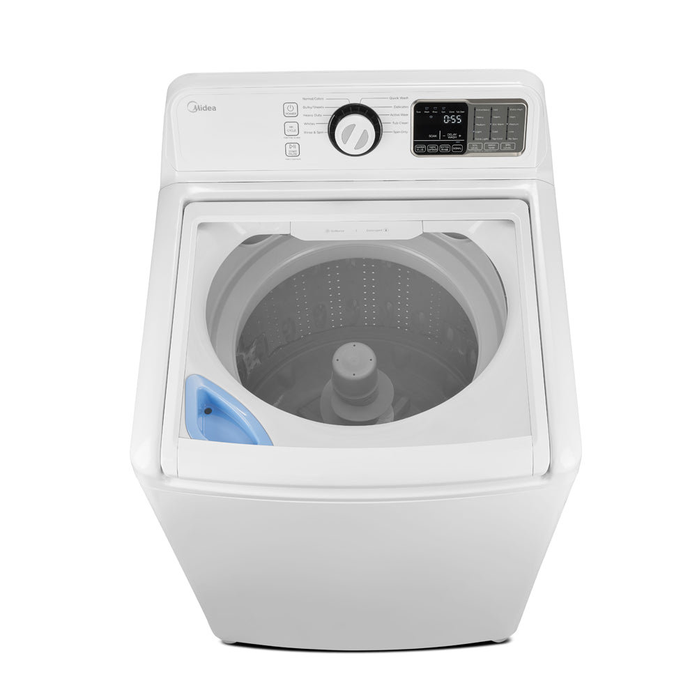 Midea 4.5 Cu. Ft. Top Load Washer with Agitator in White (MLV45N1BWW)