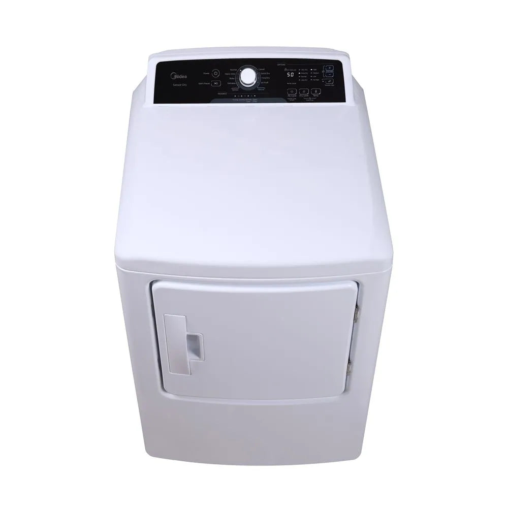 Midea 6.7 cu. ft. Impeller Front Load Electric Dryer in White (MLE41N1AWW)