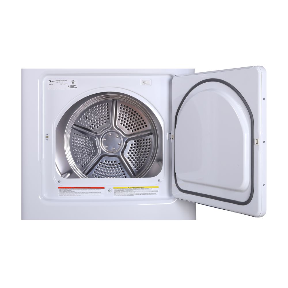 Midea 6.7 cu. ft. Impeller Front Load Electric Dryer in White (MLE41N1AWW)