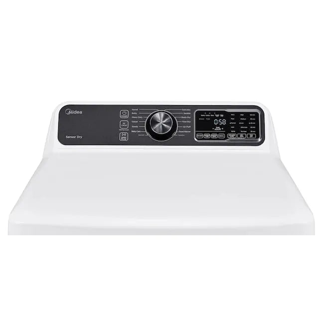 Midea 7.5 Cu. Ft. Front Load Electric Dryer in White (MLE45N3BWW)