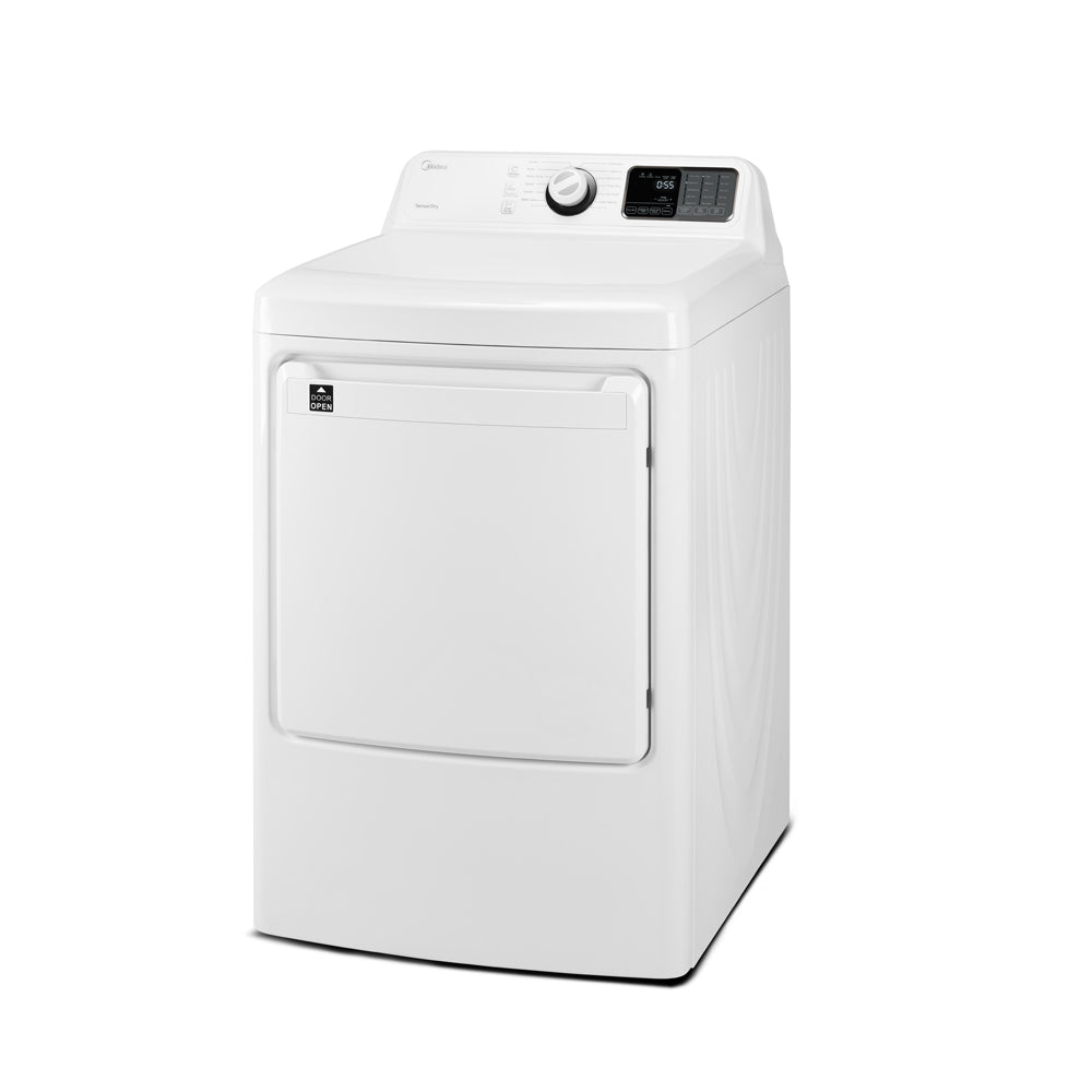 Midea 7.5 Cu. Ft. Front Load Gas Dryer in White (MLG45N1BWW)