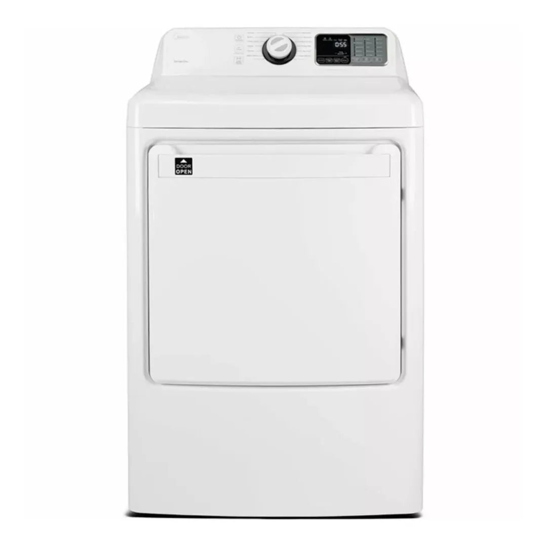 Midea 7.5 Cu. Ft. Front Load Gas Dryer in White (MLG45N1BWW)