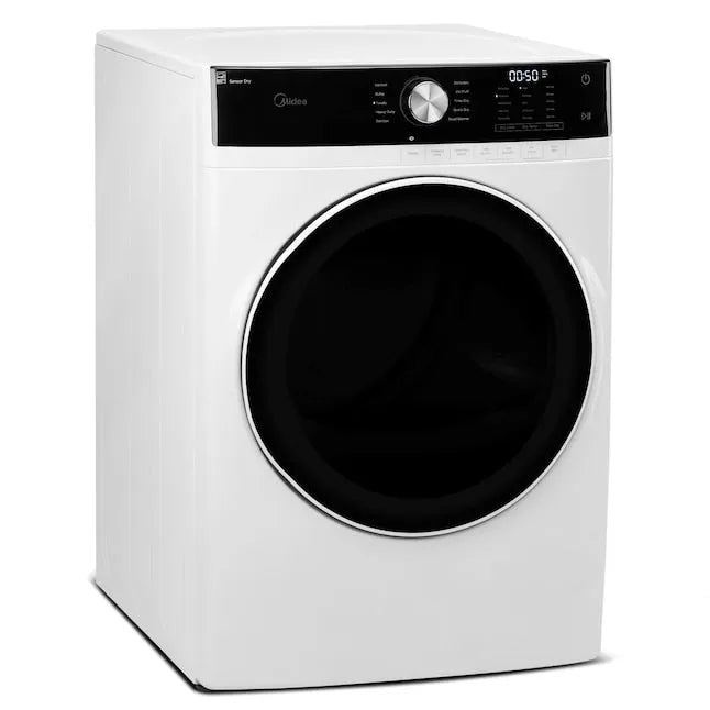 Midea 8.0-Cu. Ft. Front Load Electric Dryer in White (MLE45N1AWW)