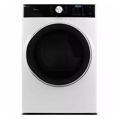 Midea 8.0-Cu. Ft. Front Load Electric Dryer in White (MLE45N1AWW)