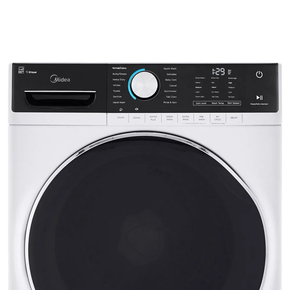 Midea 8.0 Cu. Ft. Front Load Gas Dryer in Graphite Silver (MLG52S7AGS)