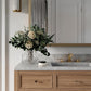 ZLINE Crystal Bay Bath Faucet (CBY-BF) Polished Gold lifestyle, in a luxury bathroom.