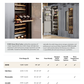 ZLINE 18 in. 9.0 cu. ft. Triple Zone 68 Bottle Panel Ready Right Hinge Column Wine Cooler, Open Box-Great Condition