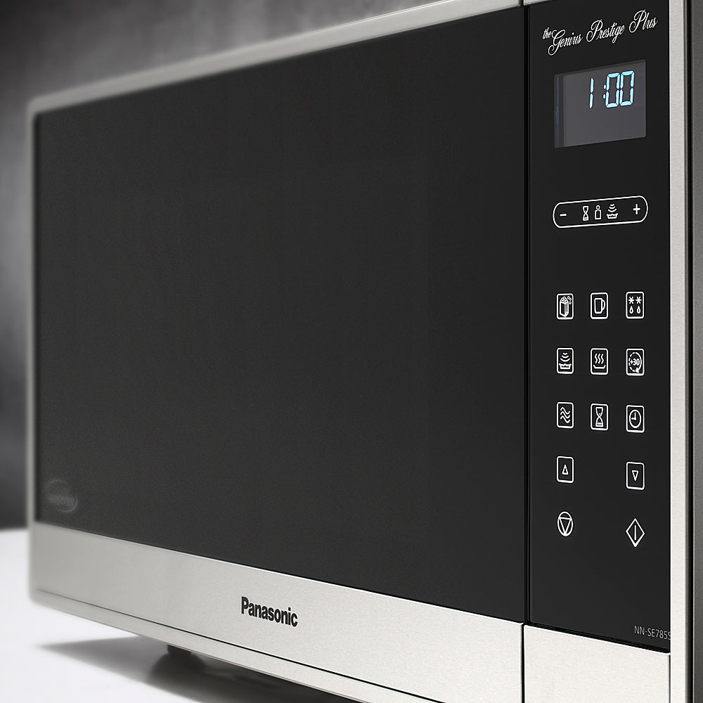 Panasonic 1.6 cu. Ft. Built-In/Countertop Cyclonic Wave Microwave Oven with Inverter Technology in Fingerprint Resistant Stainless Steel (NN-SE785S) 