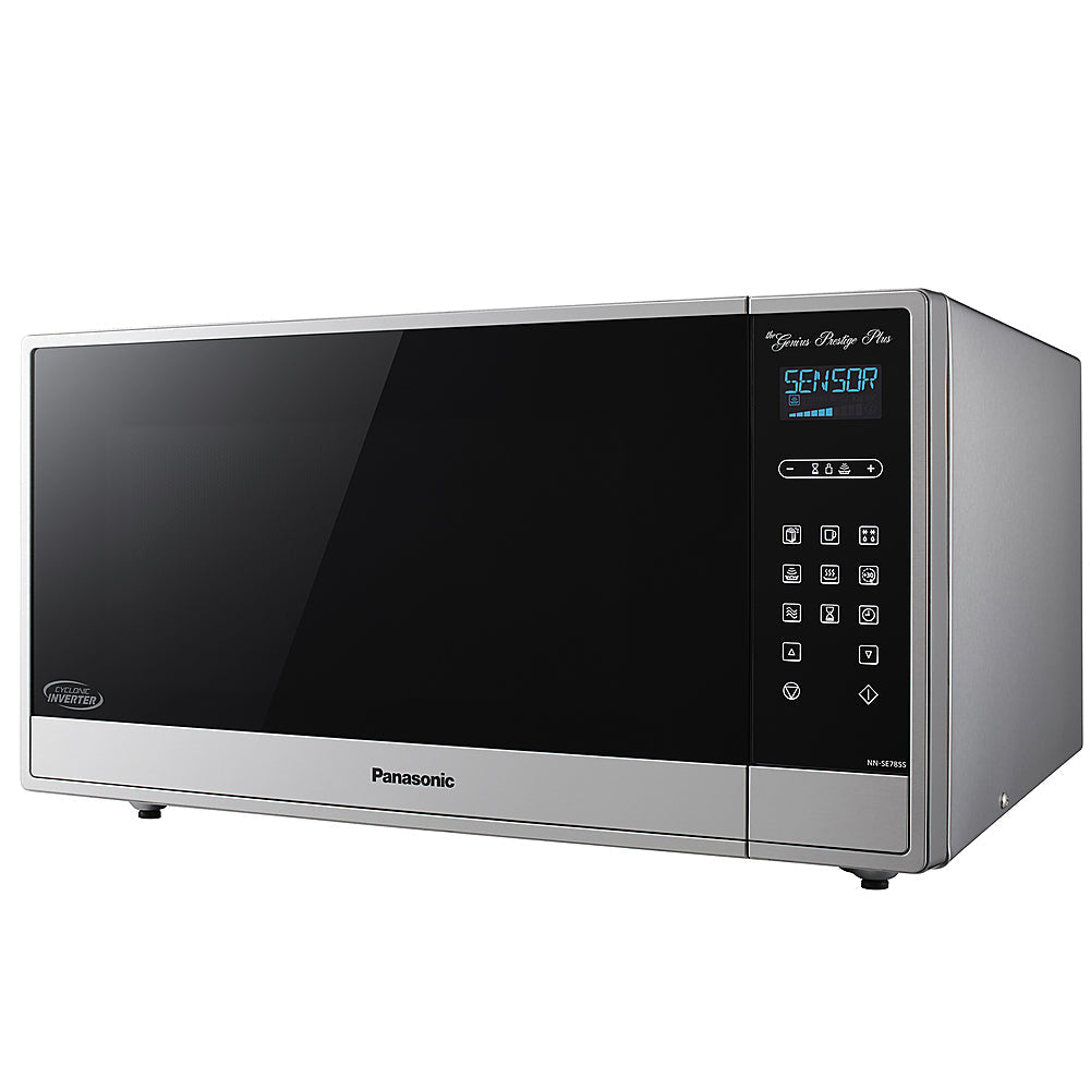 Panasonic 1.6 cu. Ft. Built-In/Countertop Cyclonic Wave Microwave Oven with Inverter Technology in Fingerprint Resistant Stainless Steel (NN-SE785S) 