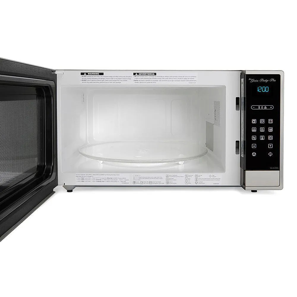 Panasonic 1.6 cu. Ft. Built-In/Countertop Cyclonic Wave Microwave Oven with Inverter Technology in Fingerprint Resistant Stainless Steel (NN-SE785S) 
