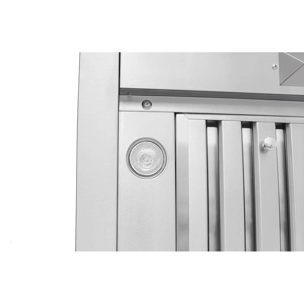 Proline Hurricane Ducted Range Hood Insert in Stainless Steel With Size and Motor Options (PLJL INS.21)