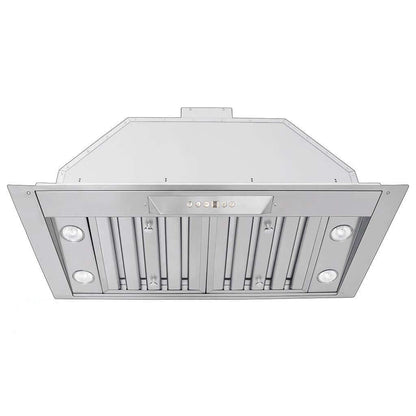 Proline Hurricane Ducted Range Hood Insert in Stainless Steel With Size and Motor Options (PLJL INS.21)