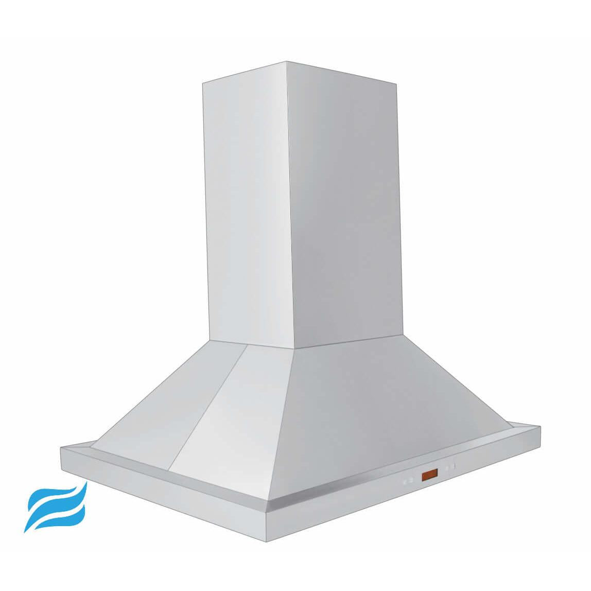 Proline Island Mount Ducted Range Hood in Stainless Steel (PLFI 520)