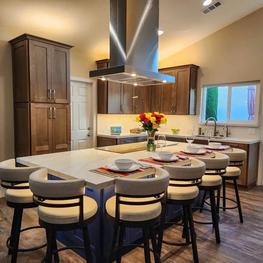 Proline Island Mount Ducted Range Hood in Stainless Steel (PLFI 750)