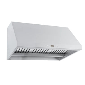 Proline Under Cabinet Ducted Range Hood in Stainless Steel With Size Options (PLFW 832) side.