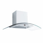 Proline Wall Mount Ducted Range Hood in Stainless Steel and Glass With Size Options (PLFW 544)