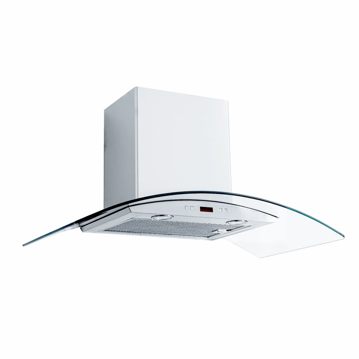 Proline Wall Mount Ducted Range Hood in Stainless Steel and Glass With Size Options (PLFW 544)