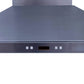 Proline Wall Mount Range Hood in Black Stainless Steel With Size Options (PLFW 520BL)