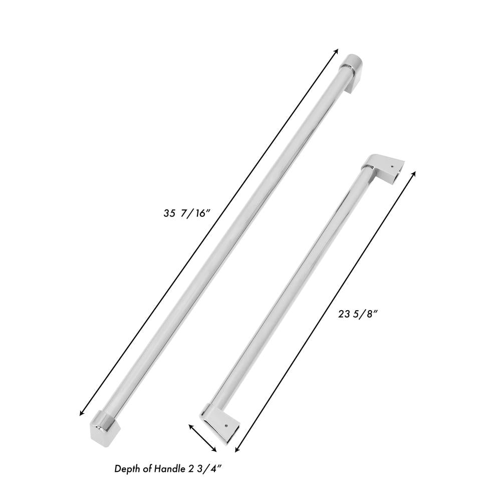 Panels & Handles Only- ZLINE 30 in. Refrigerator Panels in Stainless Steel for a 30 in. Built-in Refrigerator (RPBIV-304-30) dimensional diagram with measurements.