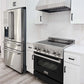 ZLINE 30 in. 4.0 cu. ft. Legacy Induction Range with 4 Element Cooktop and Electric Oven in Stainless Steel and Black Matte Door, Open Box-Good Condition