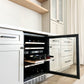 ZLINE 24 in. Monument Dual Zone 44 Bottle Wine Cooler with Wood Shelves in Stainless Steel, Open Box-Great Condition