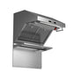 Forno Savona 30 in. Wall Mount Range Hood with Backsplash with Red Light Warmer and Shelf (FRHWM5029-30HB)