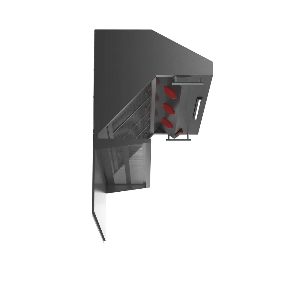 Forno Savona 48 in. Wall Mount Range Hood with Backsplash and Red Warming Light in Stainless Steel (FRHWM5029-48HB)