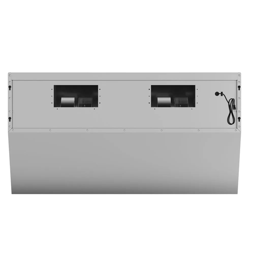 Forno Savona 48 in. Wall Mount Range Hood with Backsplash and Red Warming Light in Stainless Steel (FRHWM5029-48HB)