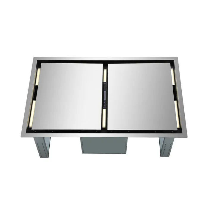 Forno Arezzo 44 in. Ceiling Mounted Recessed Range Hood with Perimetric Heat, Odor, Gases and Steam Air Capture (FRHRE5312-44)