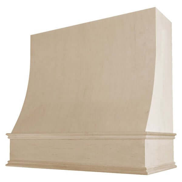 Hoodsly Sloped Wall Mount Wooden Range Hood with Size and Color Options main image.