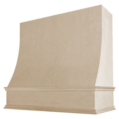 Hoodsly Sloped Wall Mount Wooden Range Hood with Size and Color Options