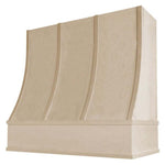 Hoodsly Sloped Wall Mount Wooden Range Hood with Strapping and Size and Color Options