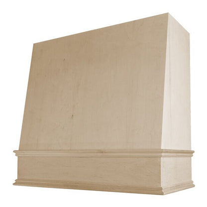 Hoodsly Angled Wall Mount Wooden Range Hood with Size and Color Options