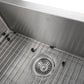 ZLINE 30 in. Zermatt Farmhouse Apron Mount Single Bowl Kitchen Sink with Bottom Grid and Color Options (SAS-30)