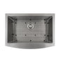 ZLINE 30 in. Zermatt Farmhouse Apron Mount Single Bowl Kitchen Sink with Bottom Grid and Color Options (SAS-30)
