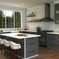 ZLINE Sierra Kitchen Faucet (SRA-KF) Brushed Nickel in a luxury kitchen.