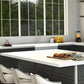 ZLINE Sierra Kitchen Faucet (SRA-KF) Chrome in a luxury kitchen.