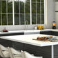 ZLINE Sierra Kitchen Faucet (SRA-KF) Chrome in a luxury kitchen.