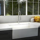 ZLINE Sierra Kitchen Faucet (SRA-KF) Chrome in a luxury kitchen.