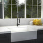 ZLINE Sierra Kitchen Faucet (SRA-KF) Matte Black in a luxury kitchen.