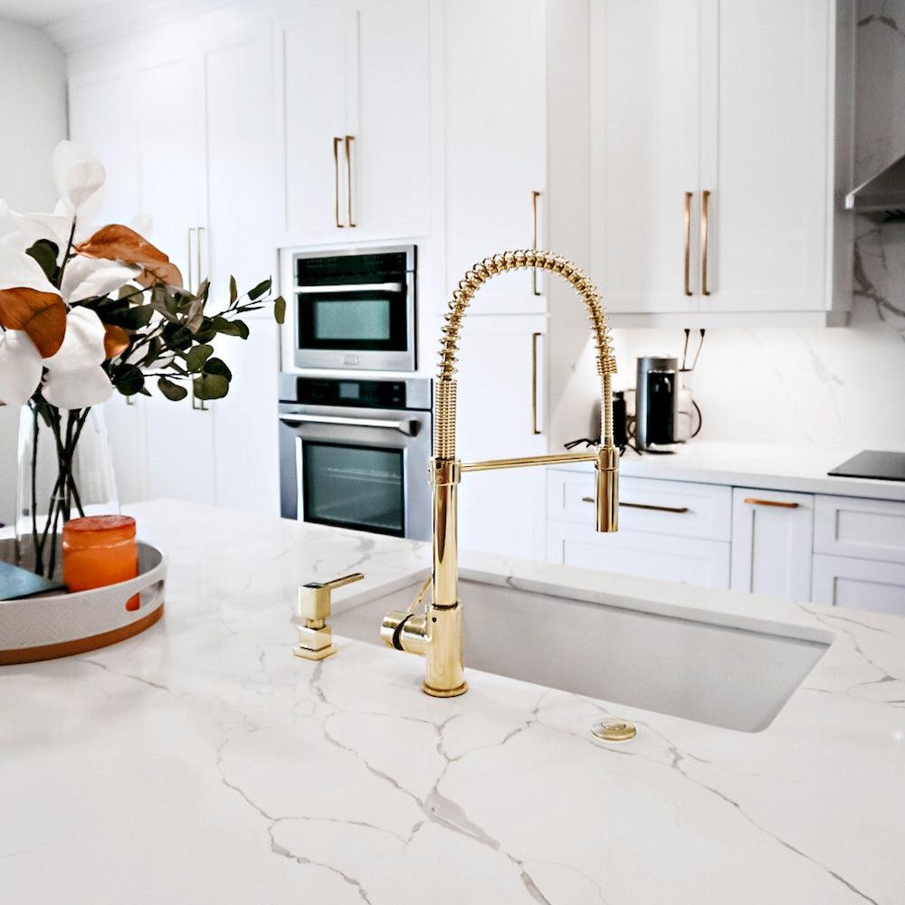 ZLINE Sierra Kitchen Faucet (SRA-KF) Polished Gold