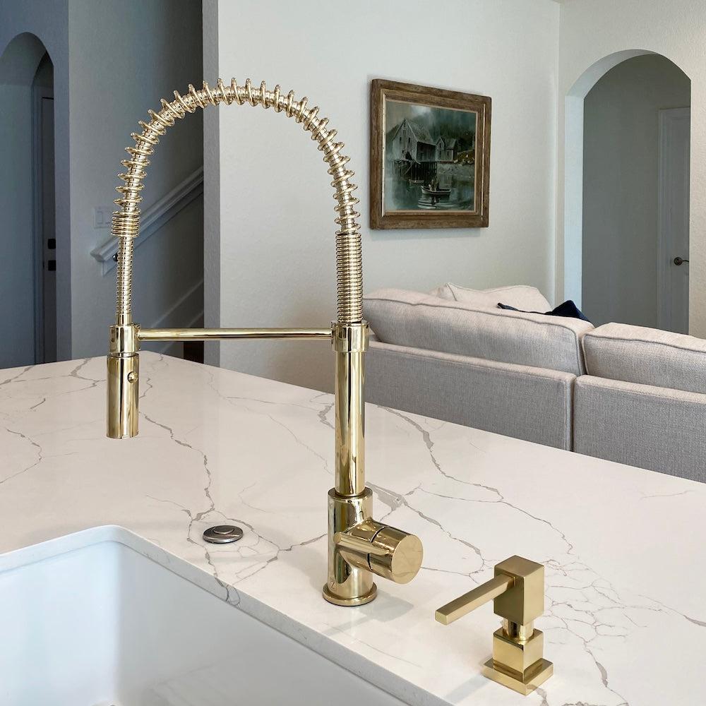 ZLINE Sierra Kitchen Faucet (SRA-KF) Polished Gold