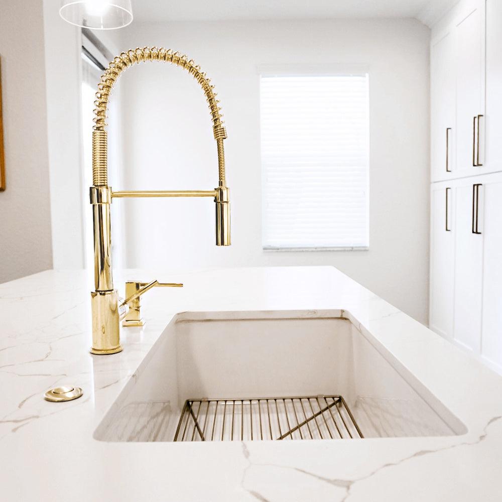 ZLINE Sierra Kitchen Faucet (SRA-KF) Polished Gold