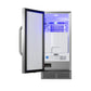 SUMMIT 14.5 in. Built-In 50 lb. Clear Icemaker (BIM44GCSS) 